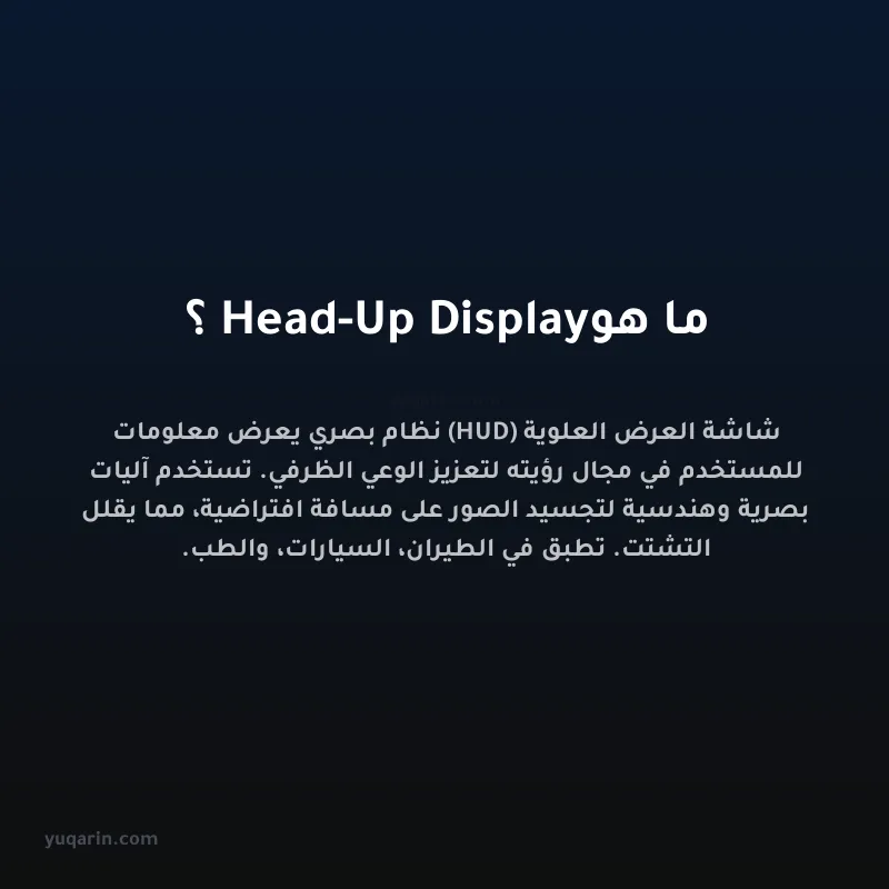 ما هو Head-Up Display؟