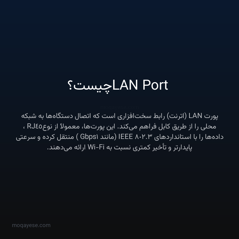 LAN Port چیست؟