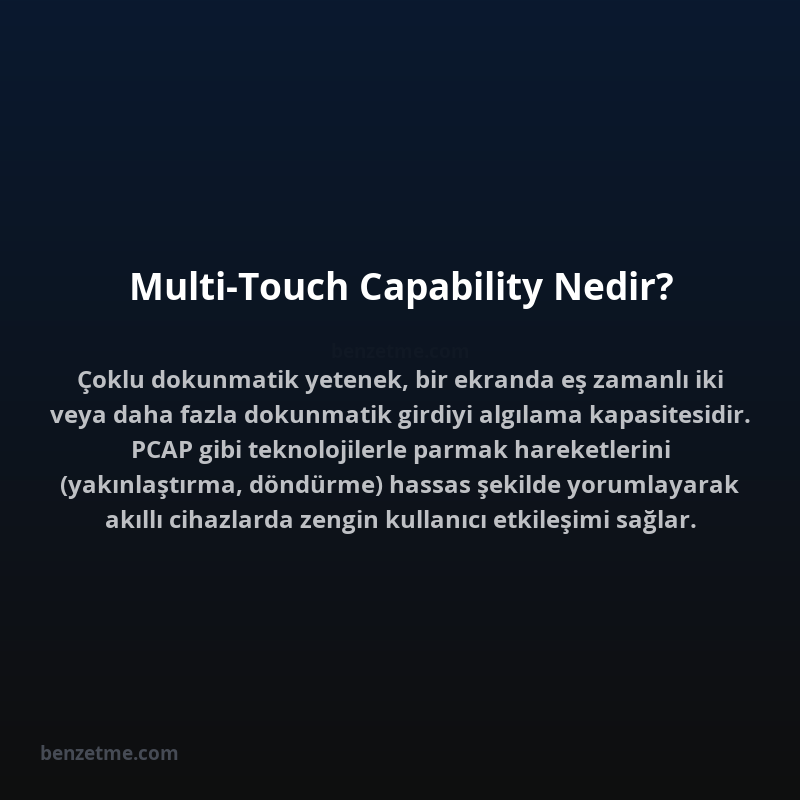 Multi-Touch Capability Nedir?