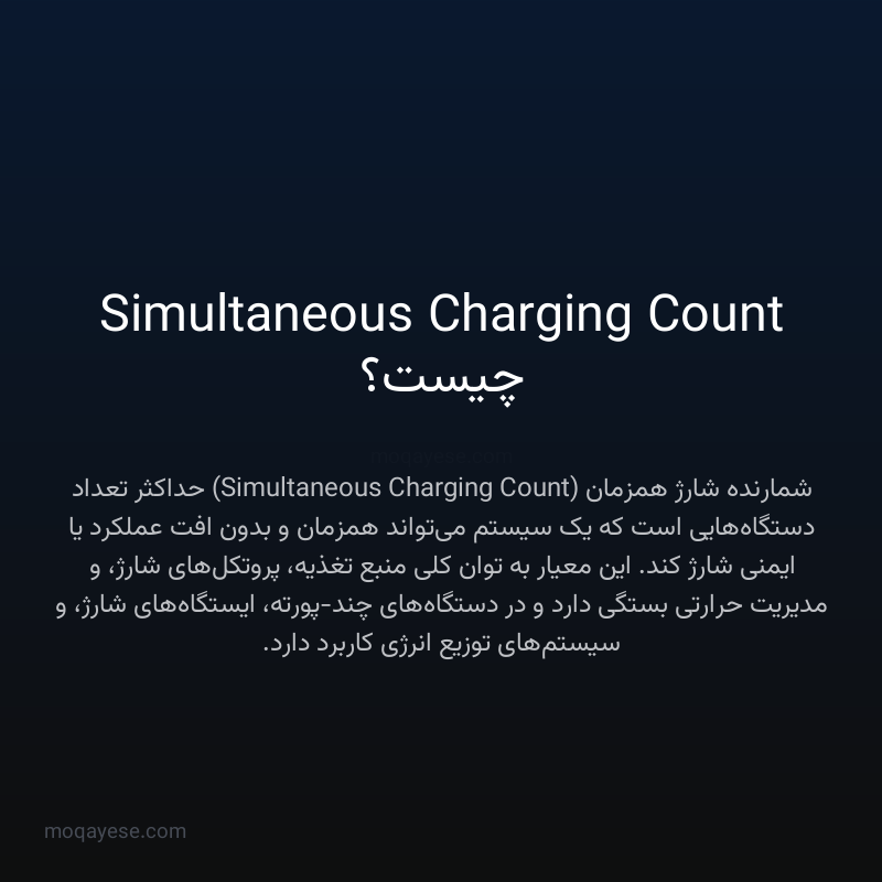 Simultaneous Charging Count چیست؟