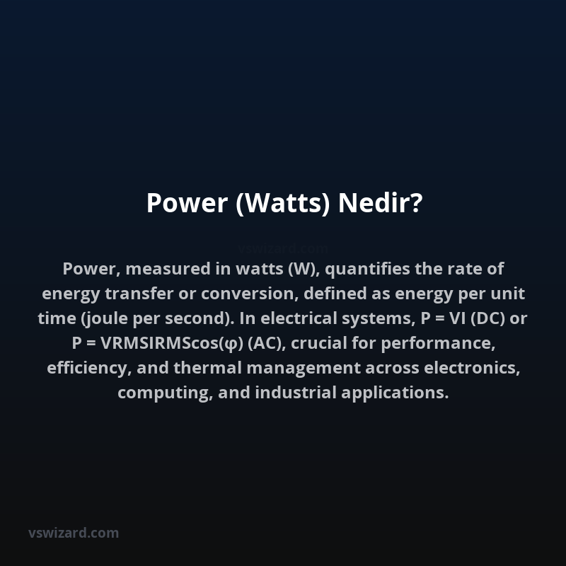 Power (Watts) Nedir?