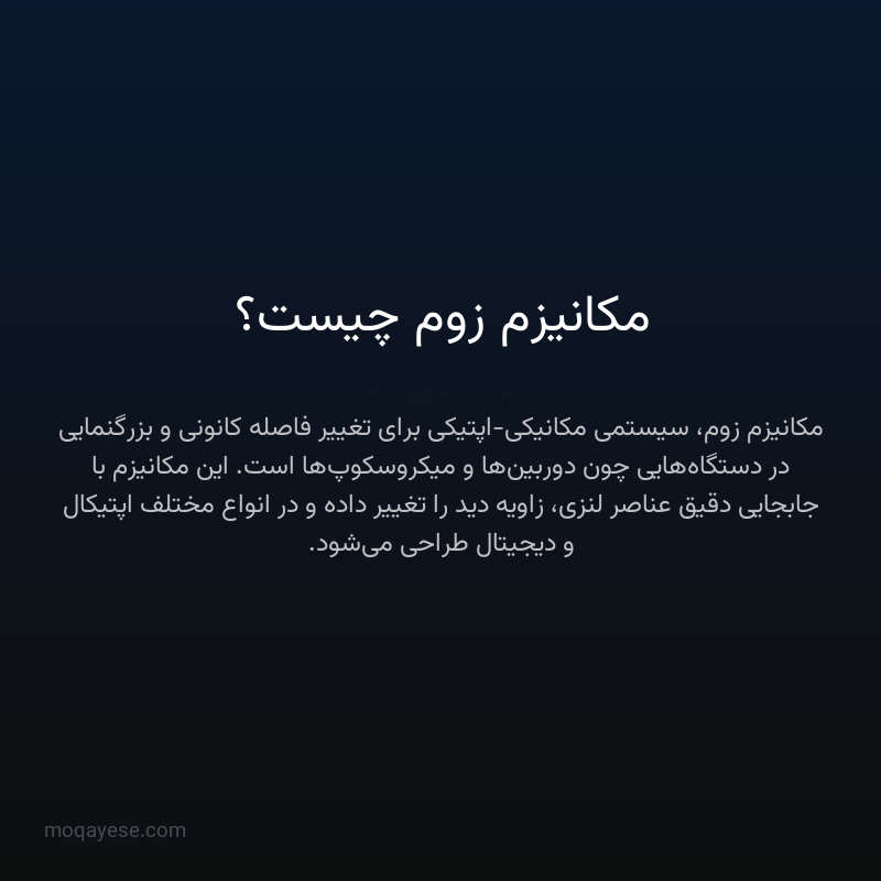 مکانیزم زوم چیست؟