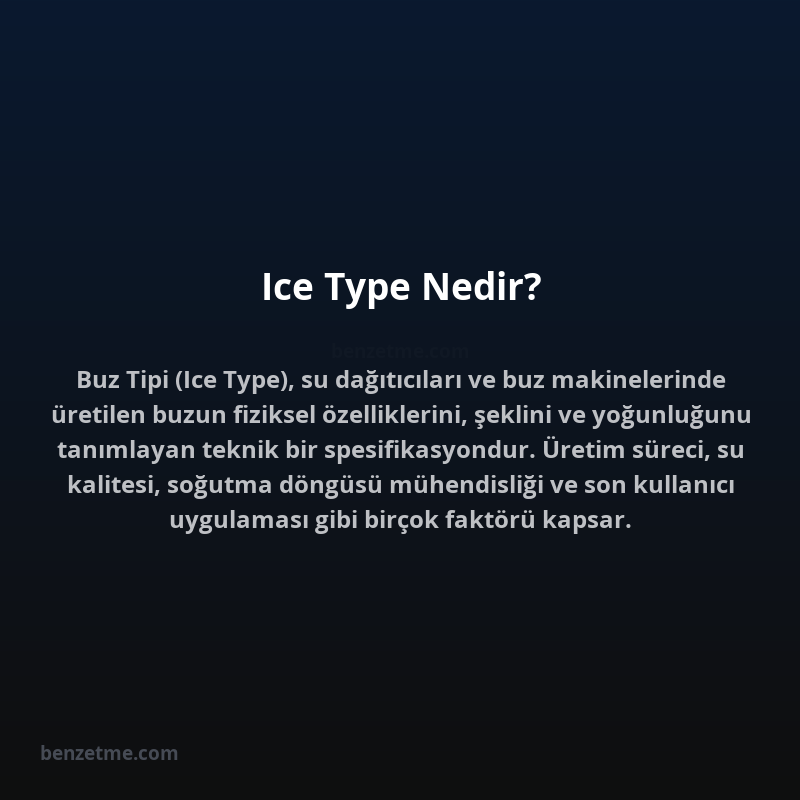 Ice Type Nedir?