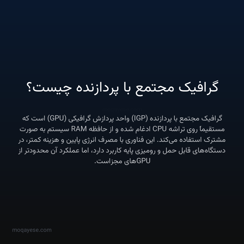 گرافیک مجتمع با پردازنده چیست؟