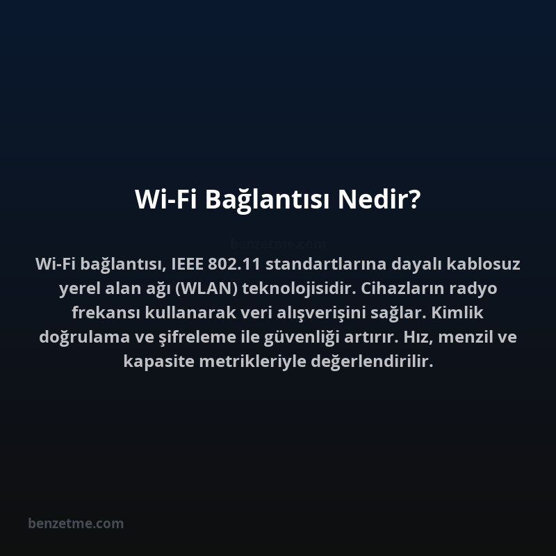 Wi-Fi Bağlantısı Nedir?