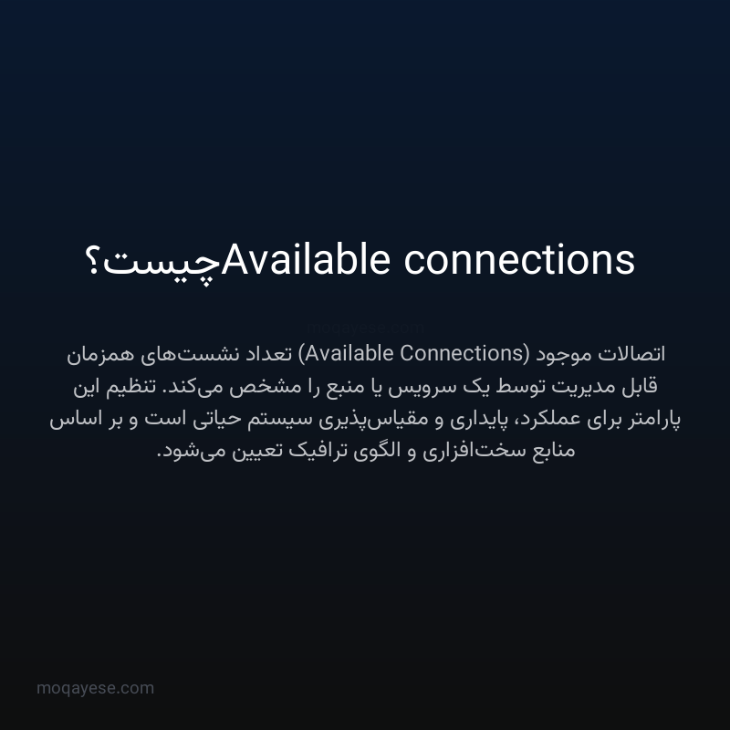 Available connections چیست؟