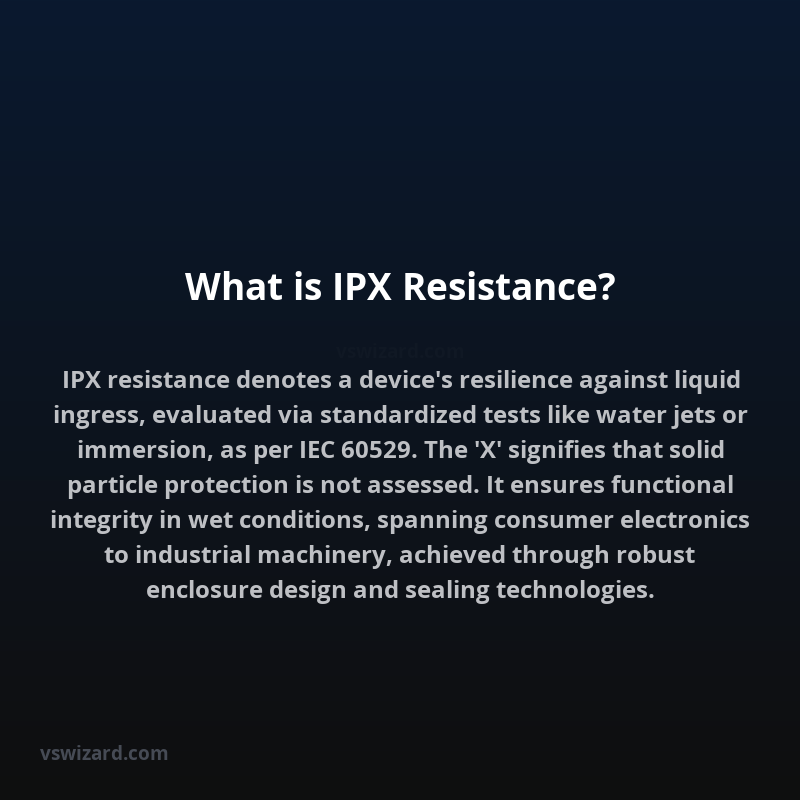 What is IPX Resistance?