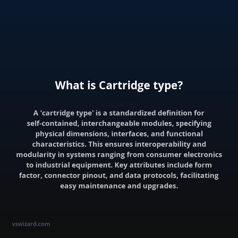 What is Cartridge type?