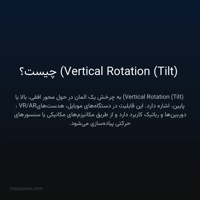 Vertical Rotation (Tilt) چیست؟