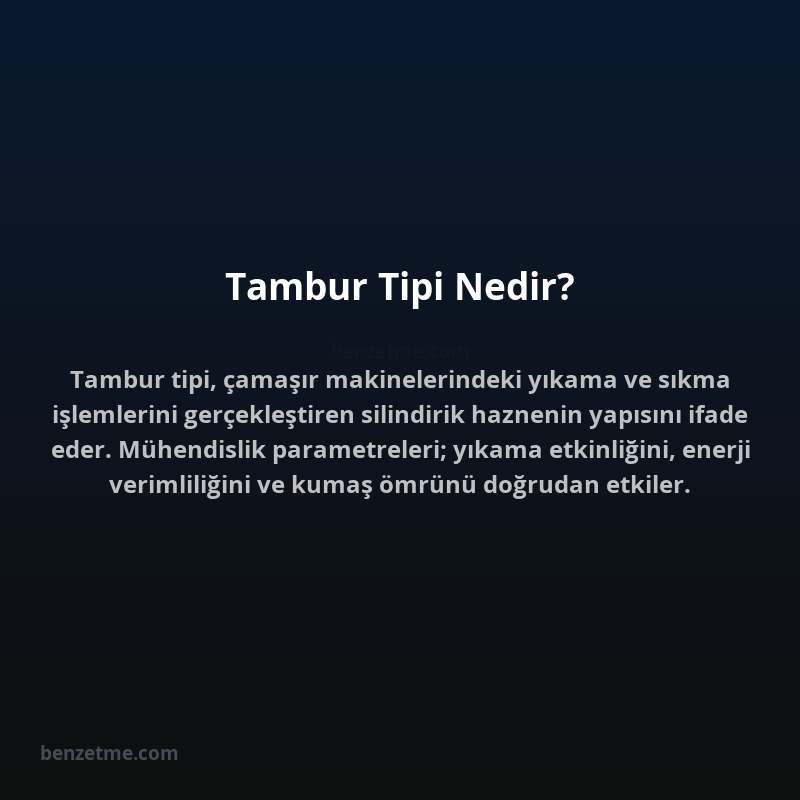 Tambur Tipi Nedir?