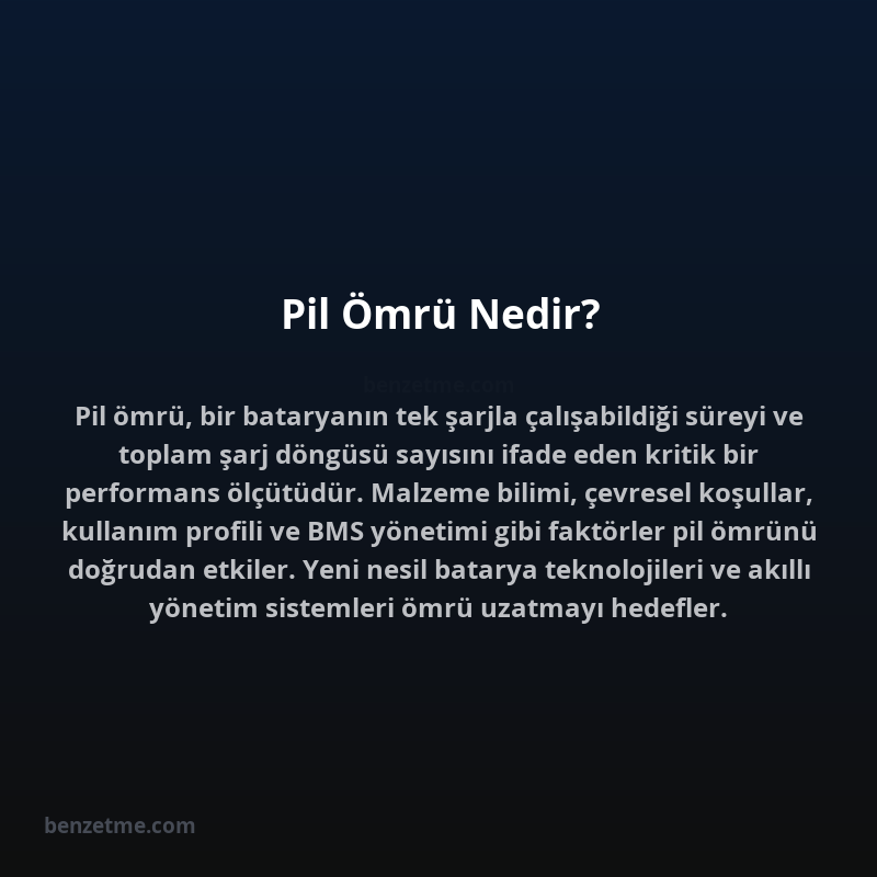 Pil Ömrü Nedir?