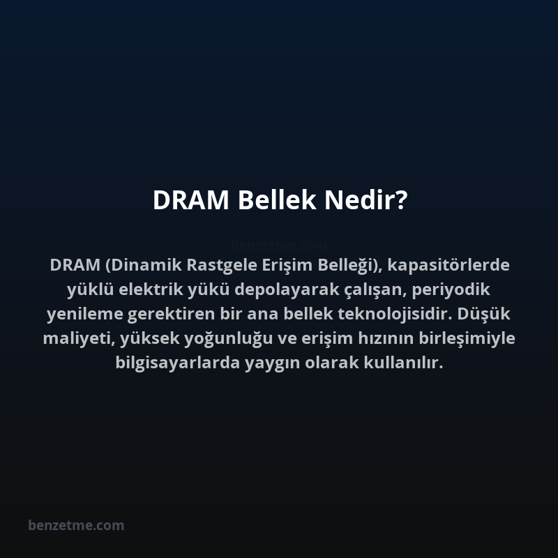 DRAM Bellek Nedir?