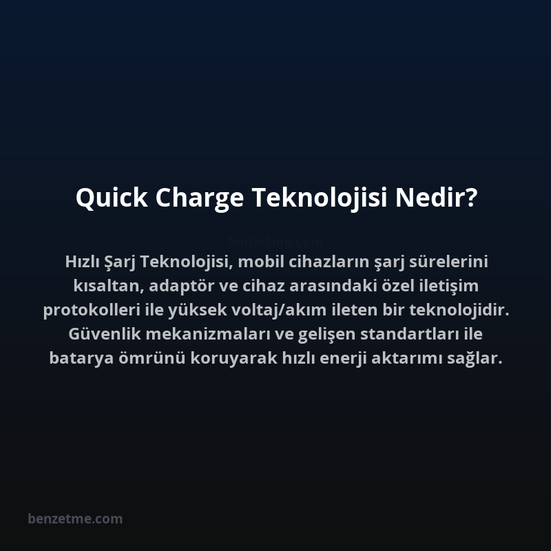 Quick Charge Teknolojisi Nedir?