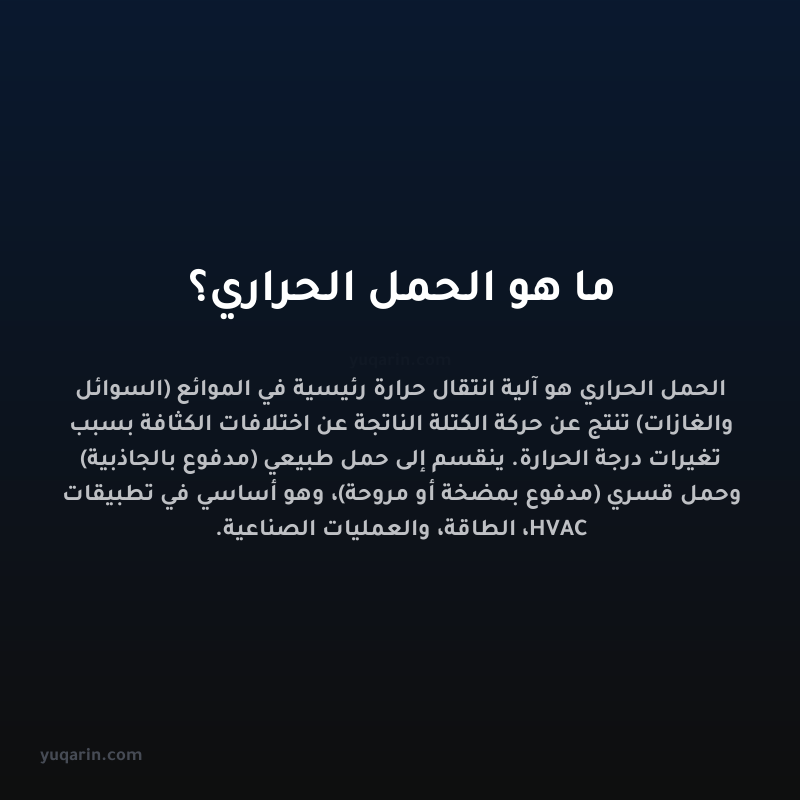 ما هو الحمل الحراري؟