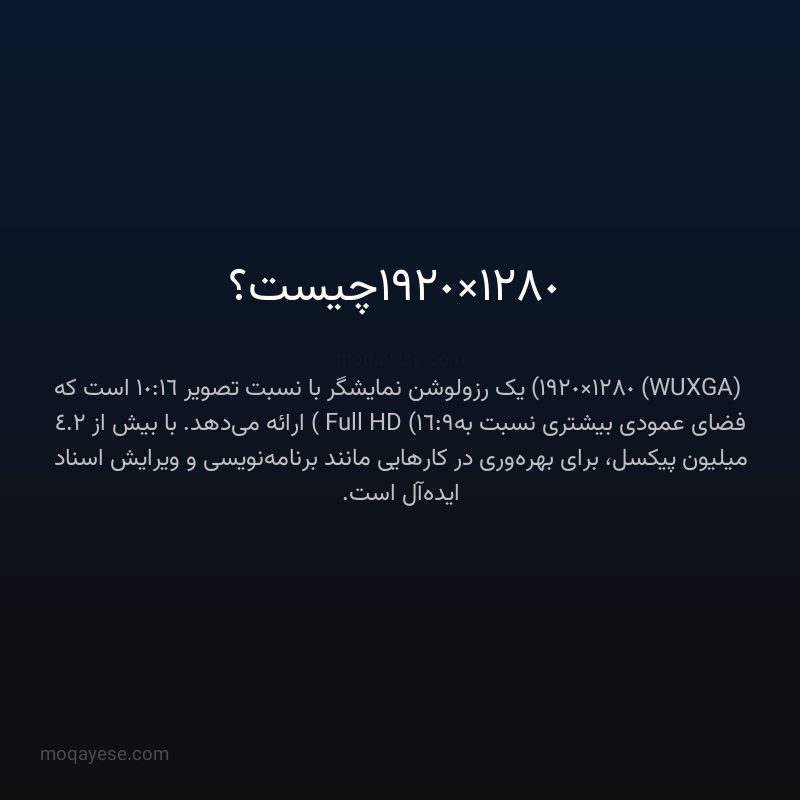 1920×1280 چیست؟