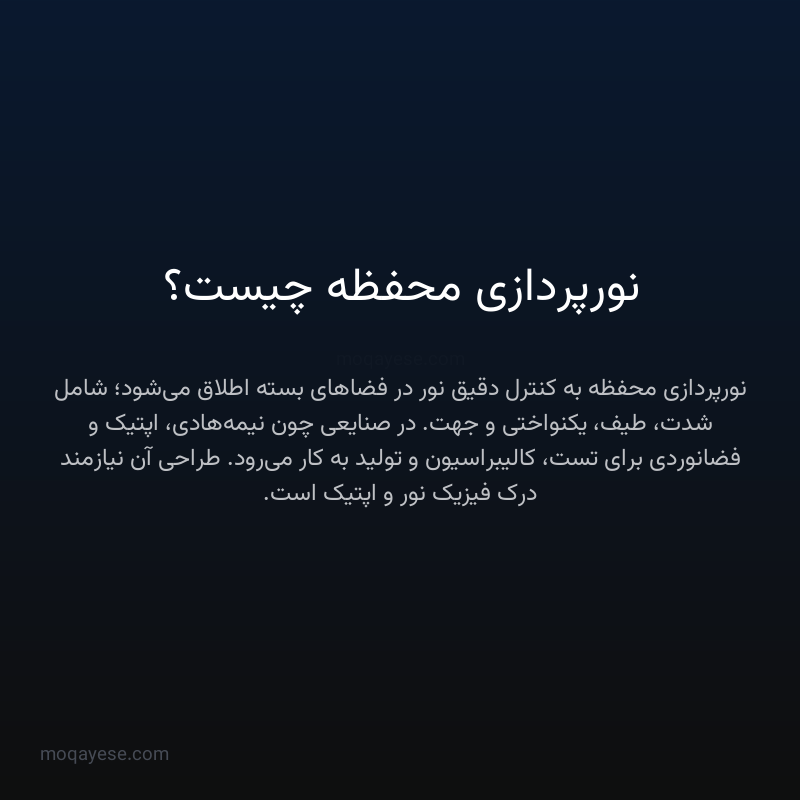 نورپردازی محفظه چیست؟