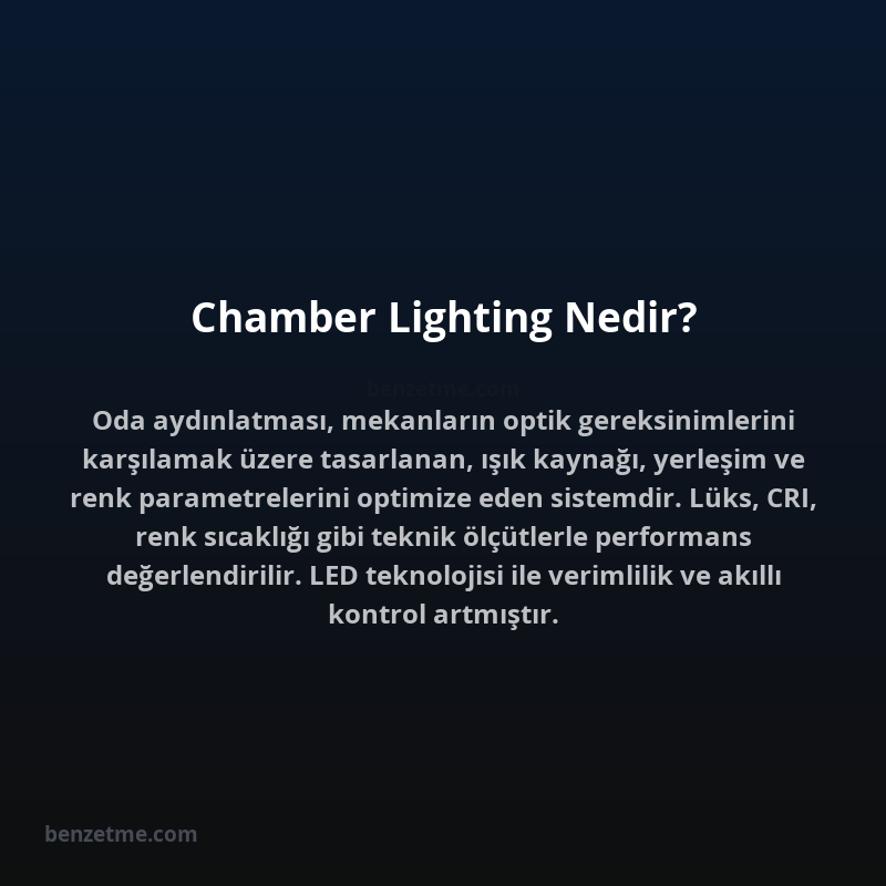 Chamber Lighting Nedir?