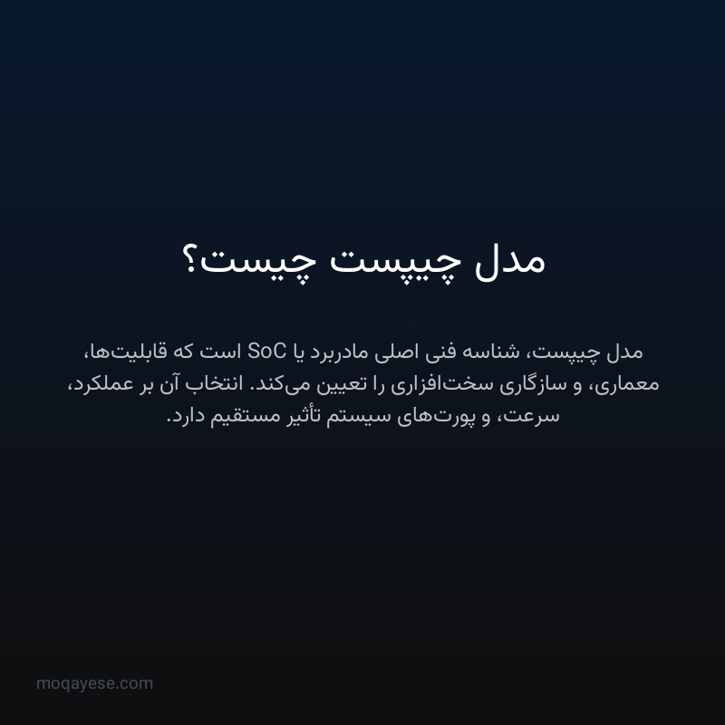 مدل چیپست چیست؟