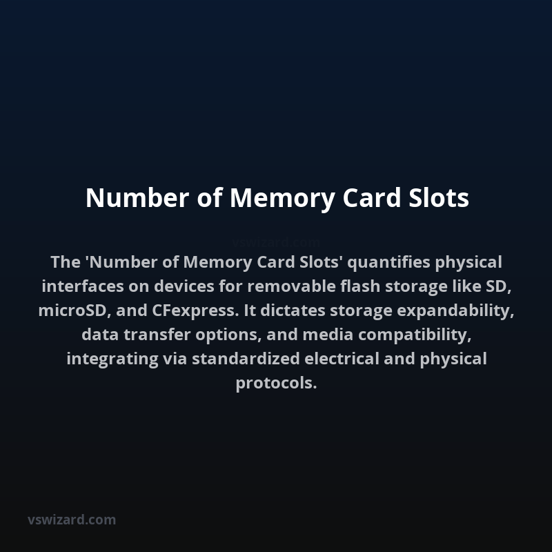 Number of Memory Card Slots