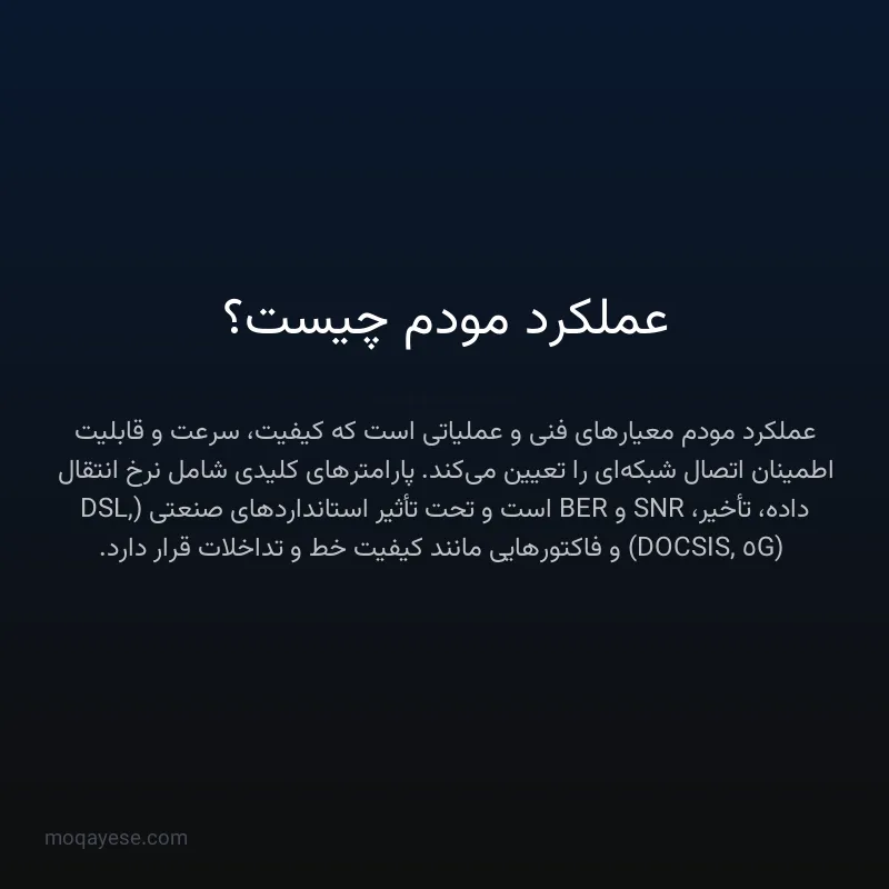 عملکرد مودم چیست؟