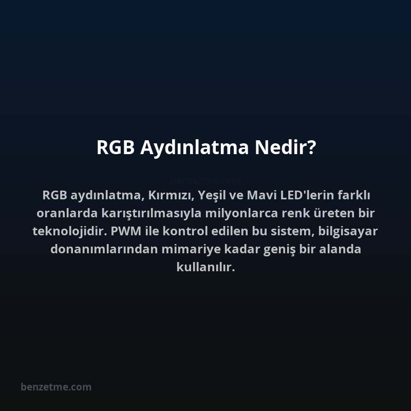 RGB Aydınlatma Nedir?