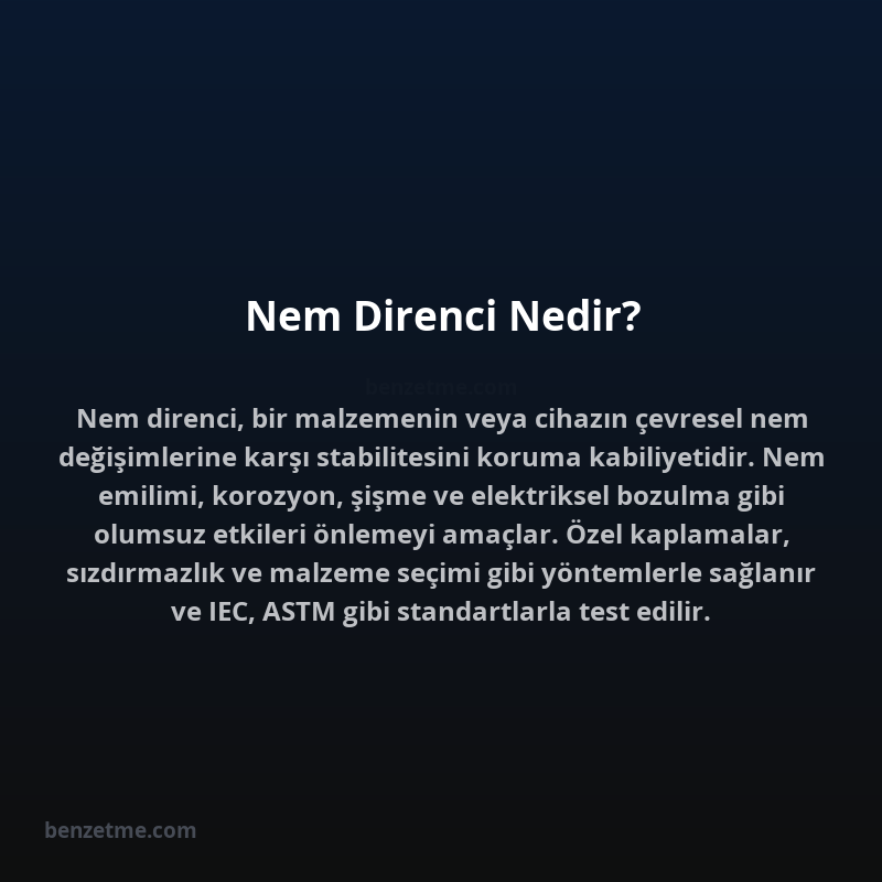 Nem Direnci Nedir?
