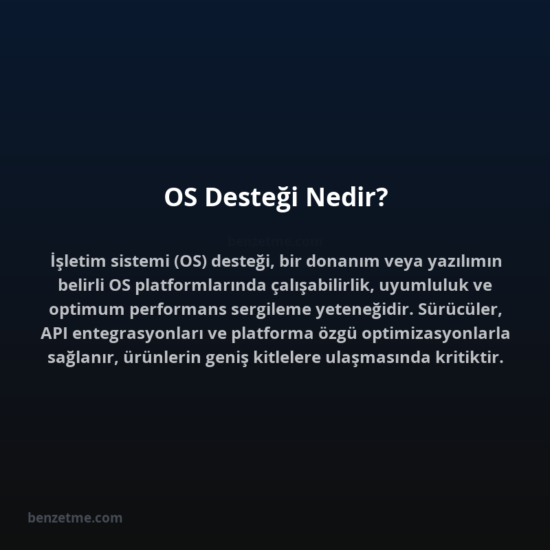 OS Desteği Nedir?