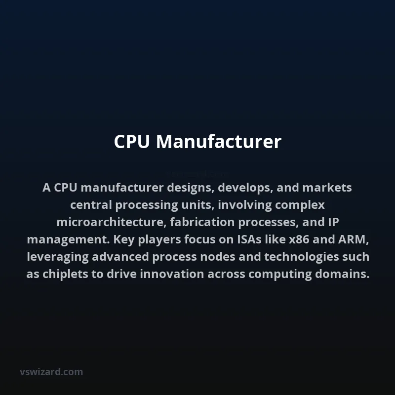 CPU Manufacturer