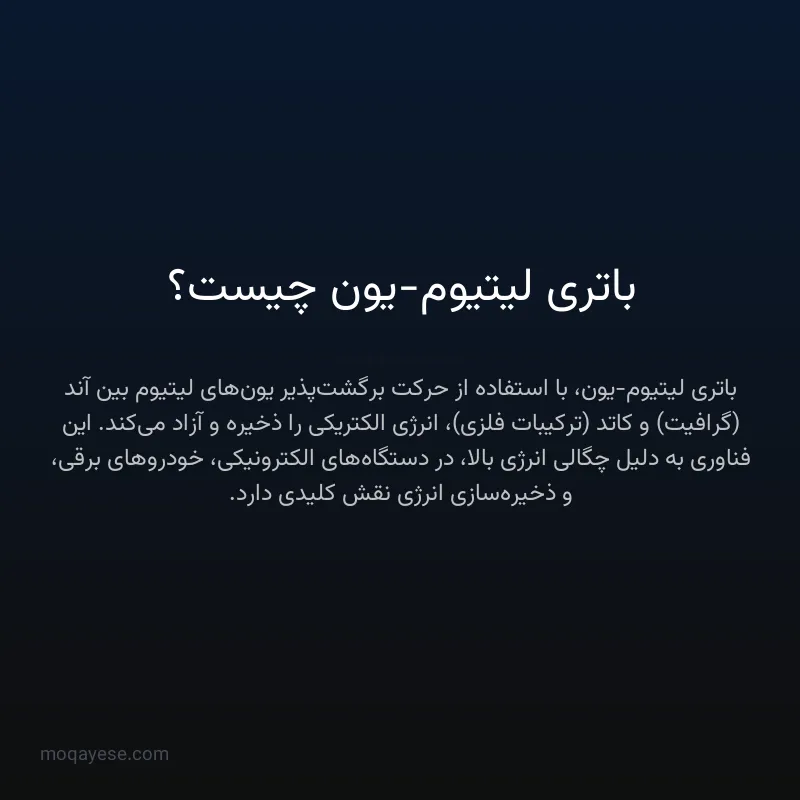باتری لیتیوم-یون چیست؟