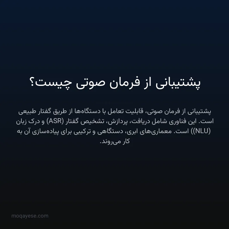 پشتیبانی از فرمان صوتی چیست؟
