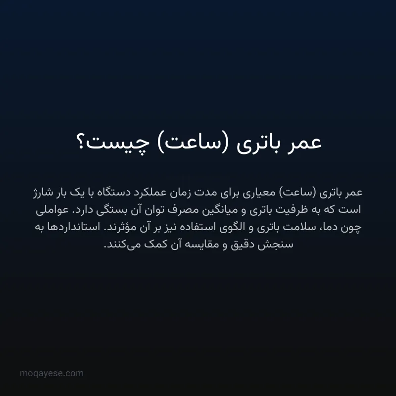 عمر باتری (ساعت) چیست؟