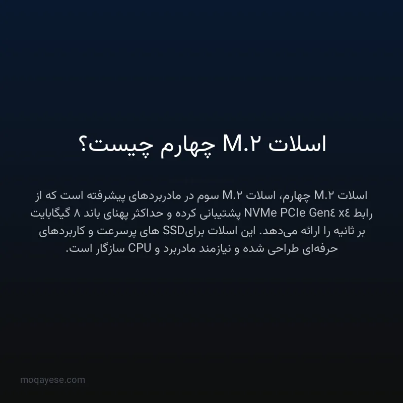 اسلات M.2 چهارم چیست؟