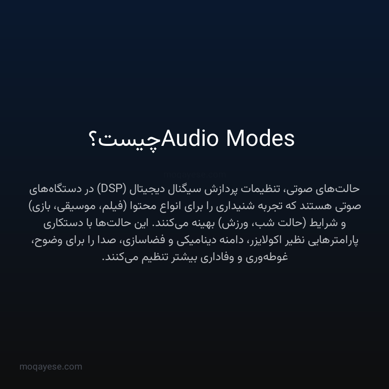 Audio Modes چیست؟