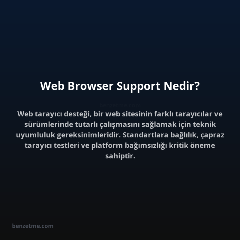 Web Browser Support Nedir?
