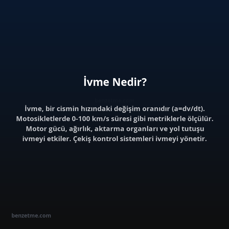 İvme Nedir?