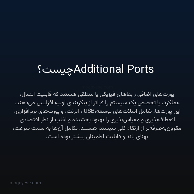 Additional Ports چیست؟