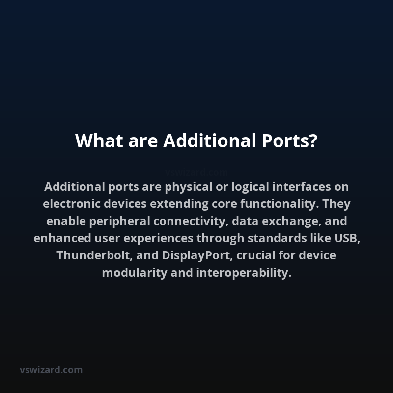 What are Additional Ports?