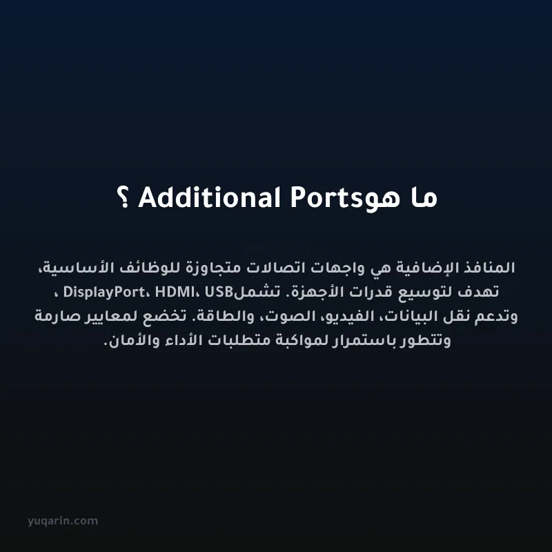 ما هو Additional Ports؟