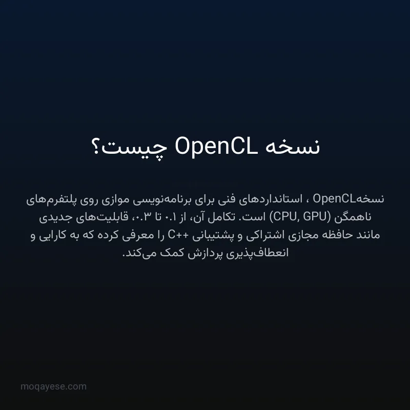 نسخه OpenCL چیست؟