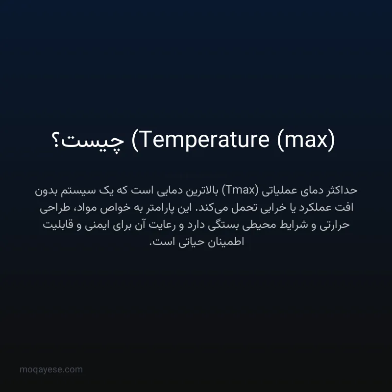 Temperature (max) چیست؟