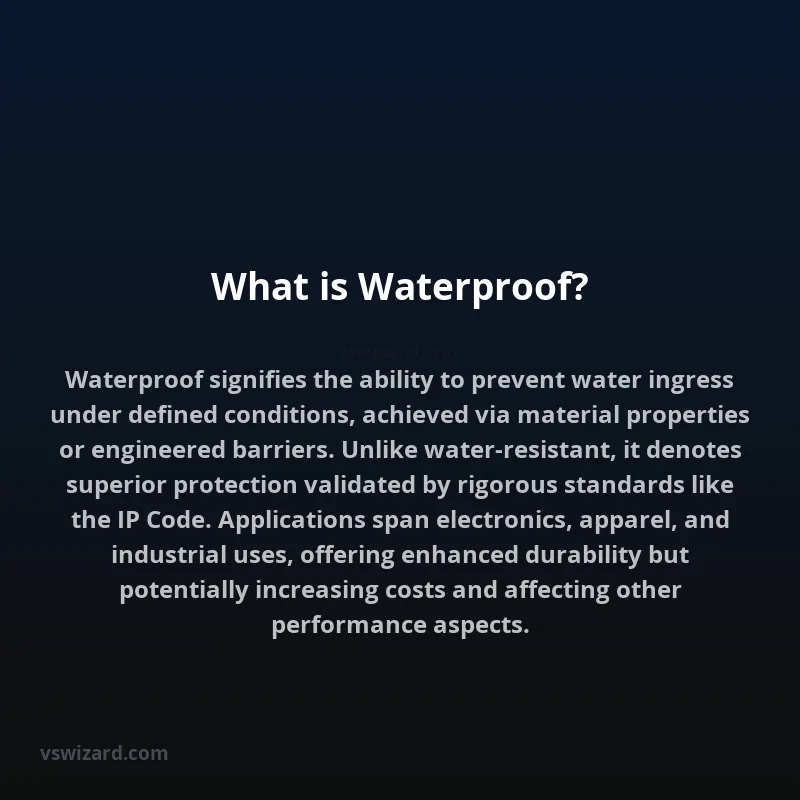What is Waterproof?