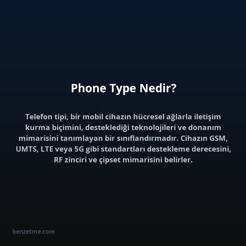 Phone Type Nedir?
