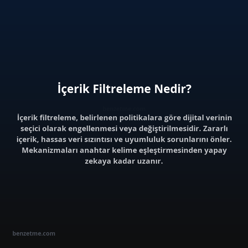 İçerik Filtreleme Nedir?